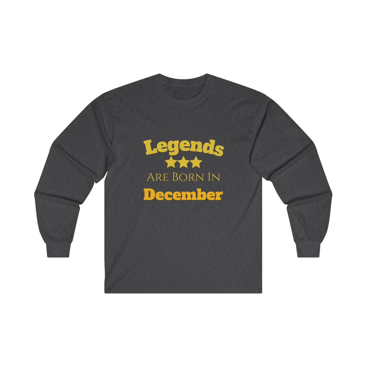 Personalized "Legends are Born in..." Birthday Unisex Ultra Cotton Long Sleeve Tee