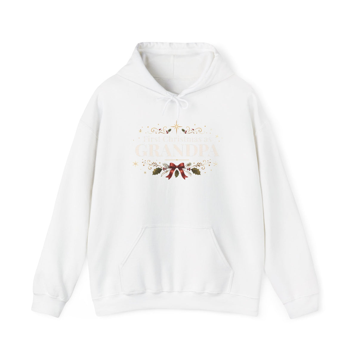 First Christmas as Grandpa Hoodie | First Time Grandpa Christmas Gift