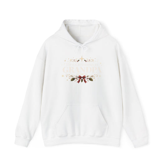 First Christmas as Grandpa Hoodie | First Time Grandpa Christmas Gift