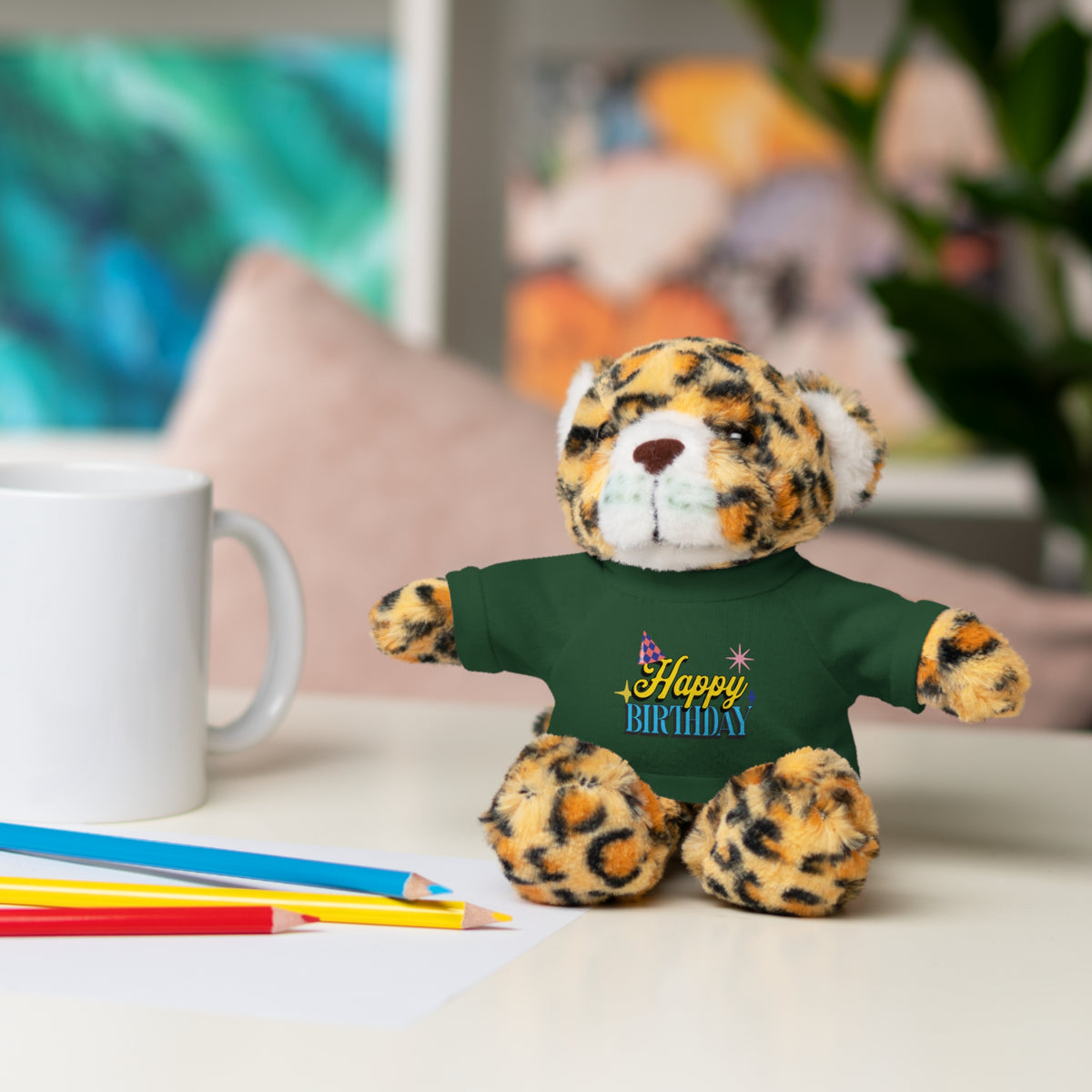 Happy Birthday -  Stuffed Animals with Tee