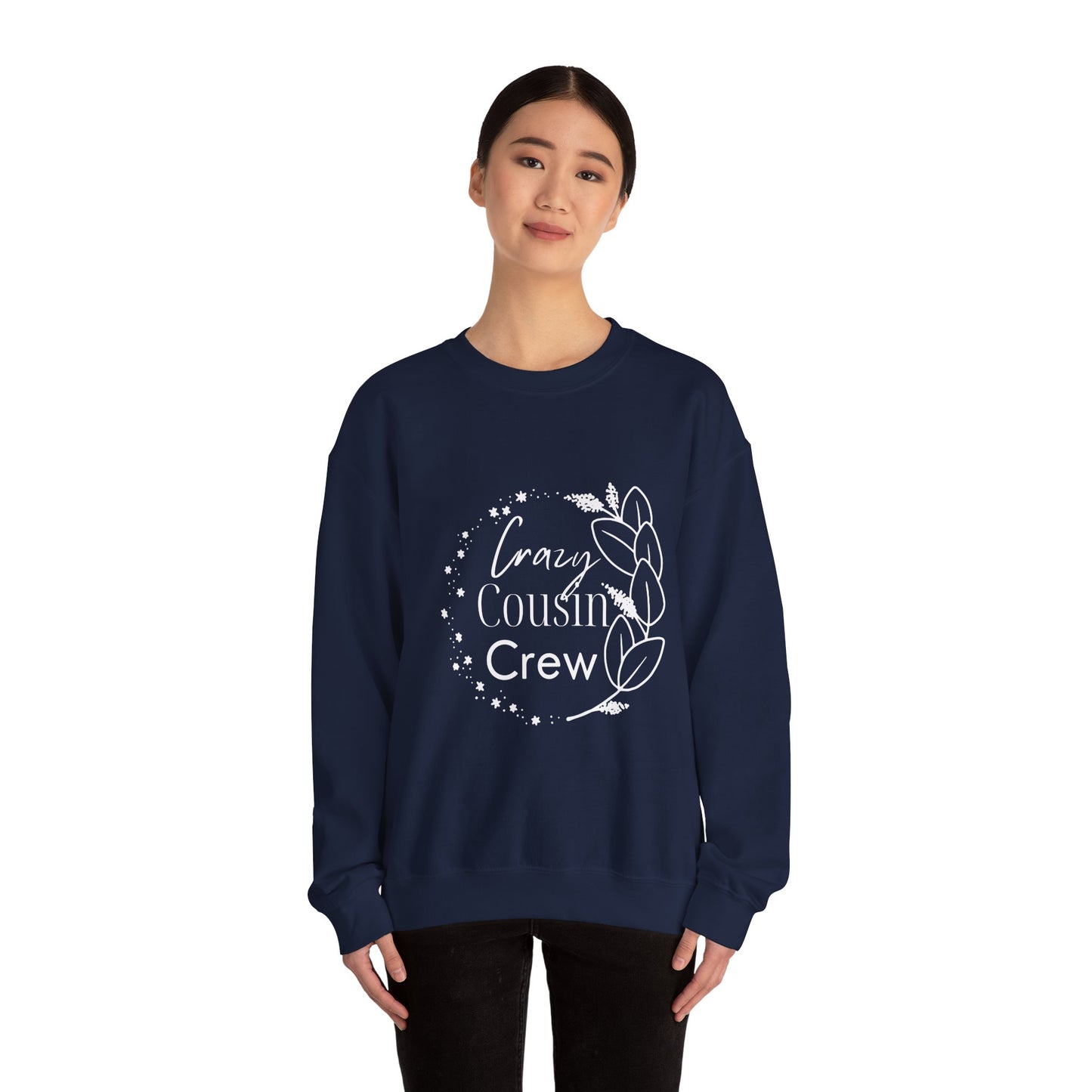 Crazy Cousin Crew - Family Reunion Unisex Heavy Blend™ Crewneck Sweatshirt