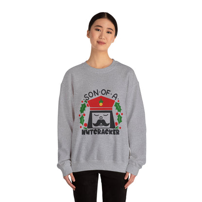 Son of A Nutcracker - Funny Christmas Unisex Heavy Blend™ Crewneck Sweatshirt