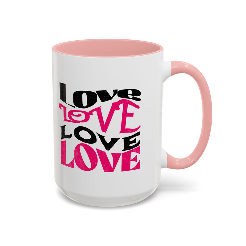 Love Typography - Romantic Coffee Mug (11, 15oz)