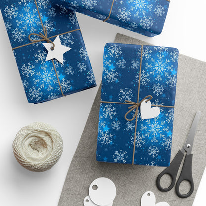 Magical Holiday Snowflake Wrapping Paper