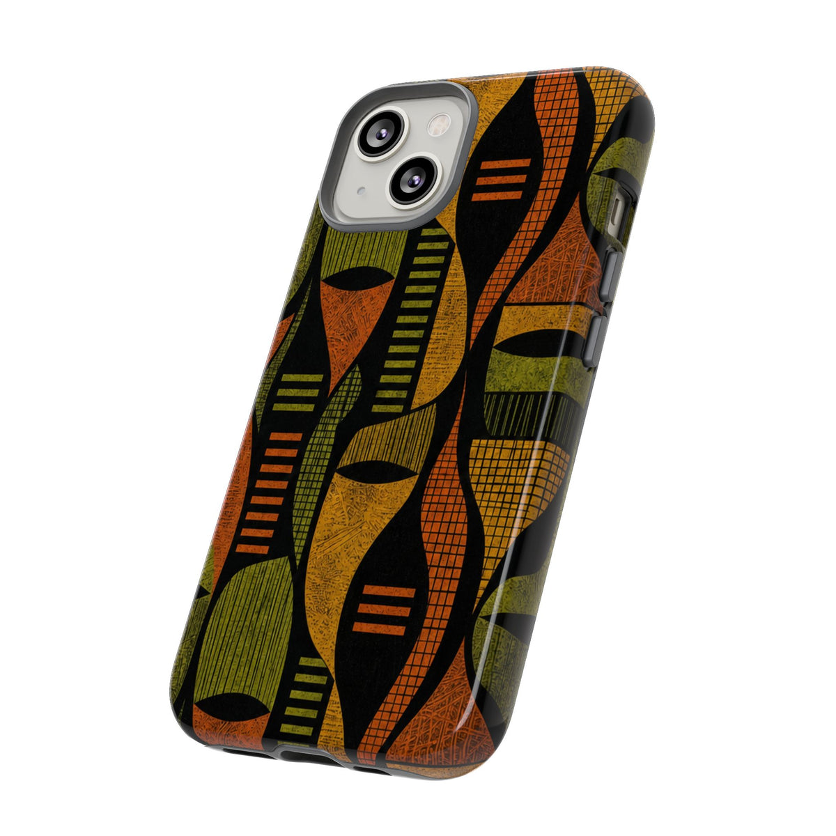 Geometric African-Inspired Tough Phone Case