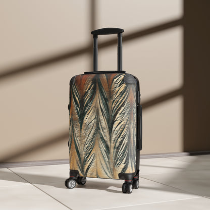 Acrylic Painting Abstract Design Suitcase