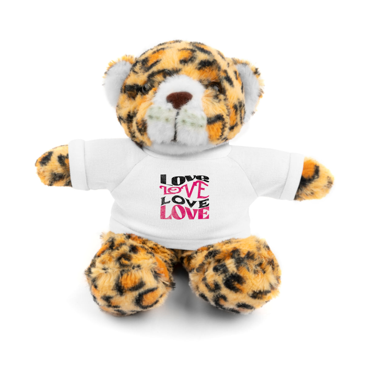 Love Typography - Romantic Stuffed Animals with Tee