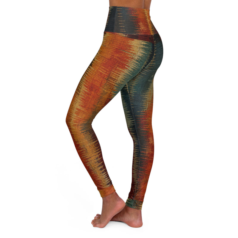 Abstract Paint High Waisted Yoga Leggings (AOP)