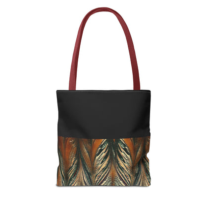 Gold and Black Acrylic Arrow Tote Bag