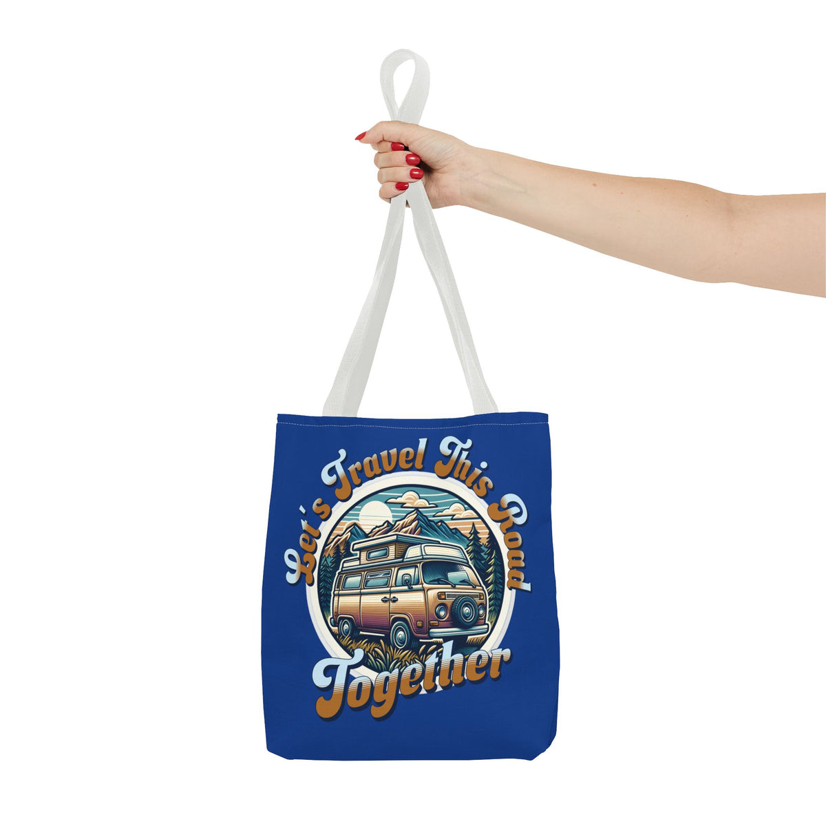 Let's Travel This Road Together - Romantic Tote Bag