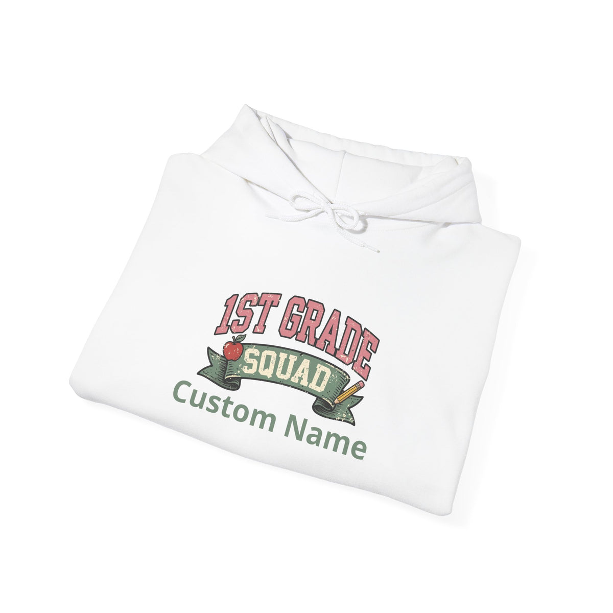 Personalized 1st Grade Squad Hoodie | Custom Name Teacher Gift