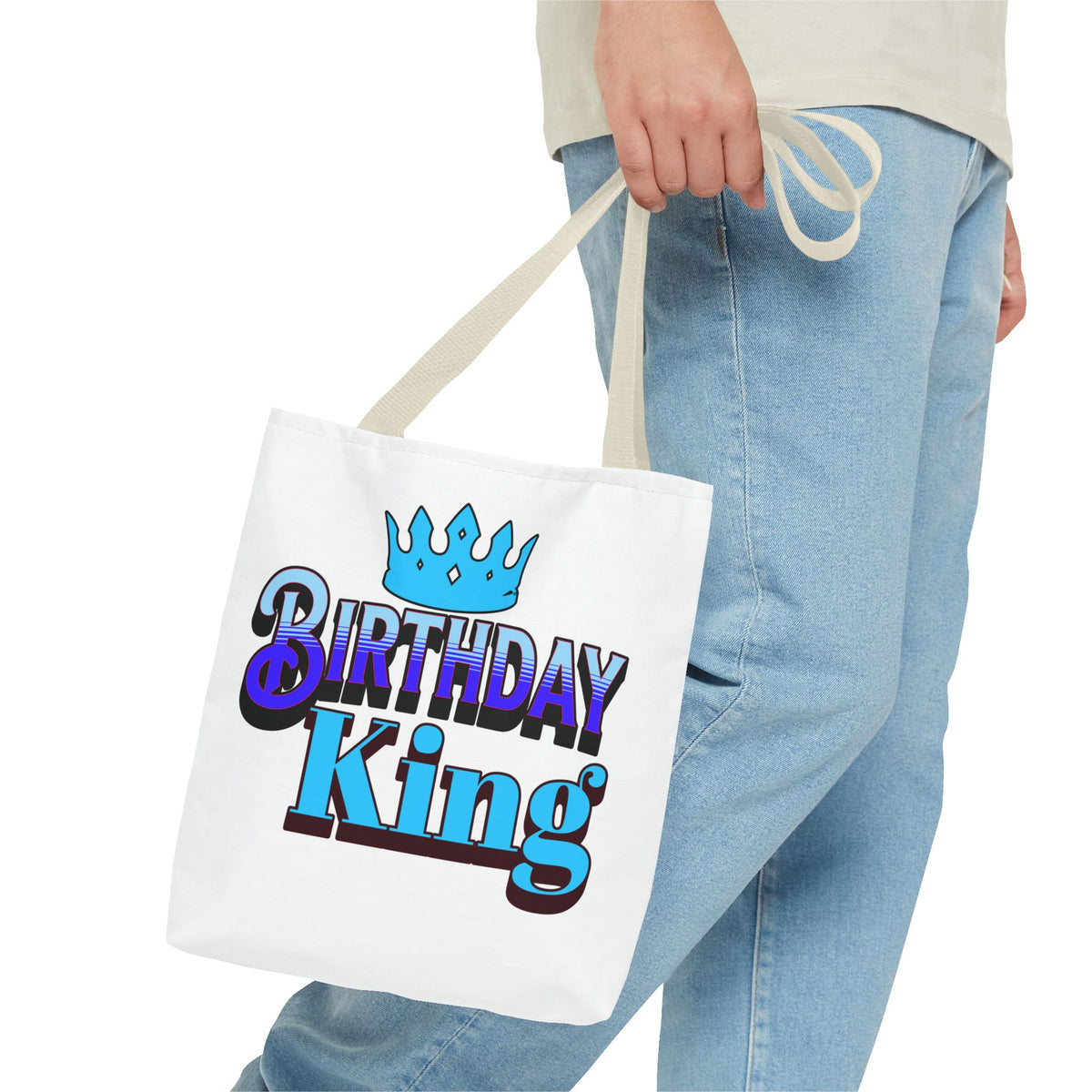 Birthday King Tote Bag