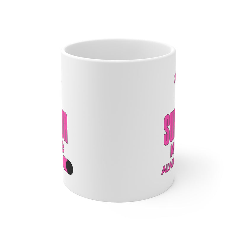 Survivor Mode Mug — Pink Ribbon Breast Cancer Awareness 11oz