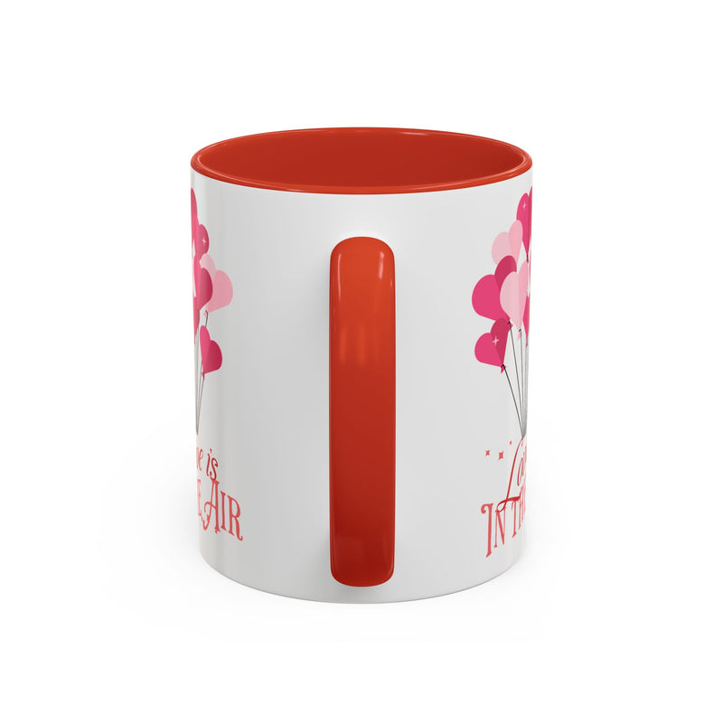 Love is In the Air - Romantic Accent Coffee Mug (11, 15oz)