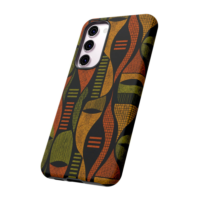Geometric African-Inspired Tough Phone Case