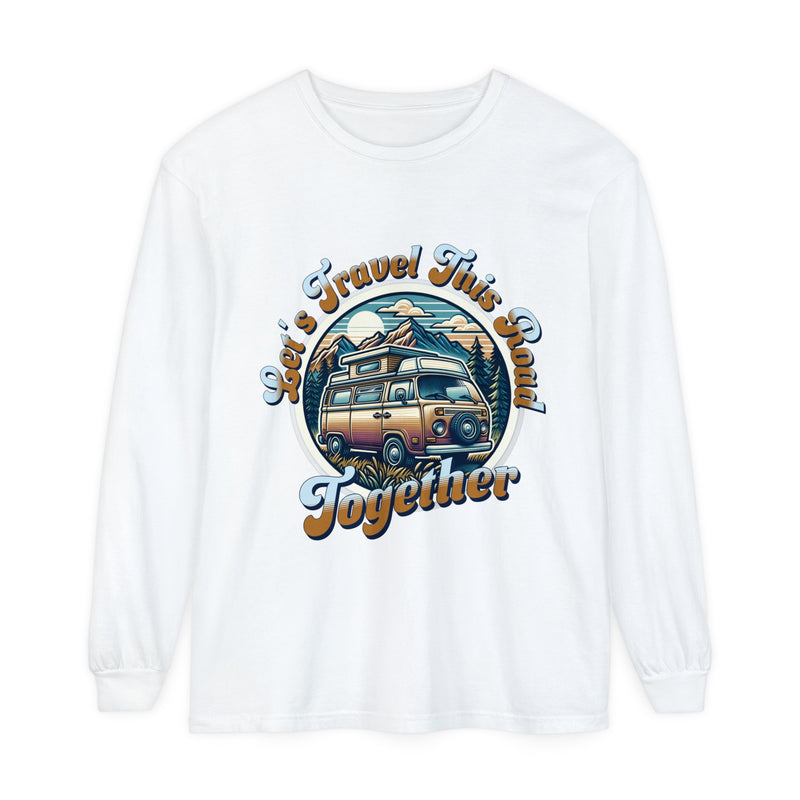 Let's Travel This Road Together - Romantic Long Sleeve T-Shirt