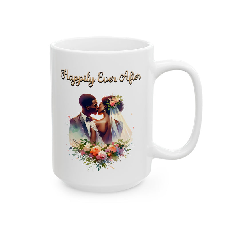 Happily Ever After - Romantic Wedding Coffee Mug