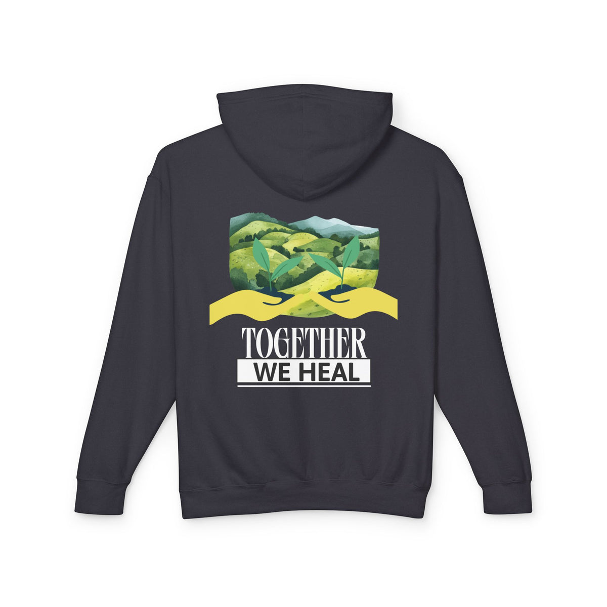 Together We Heal Unisex Lightweight Hooded Sweatshirt
