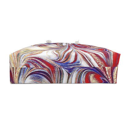 Acrylic Swirl Design Weekender Bag