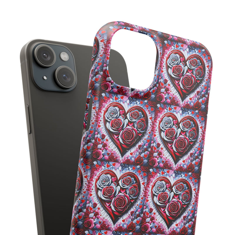 Rose Heart - Slim Phone Case