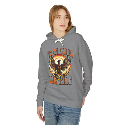 From Ashes We Rise Unisex Lightweight Hooded Sweatshirt