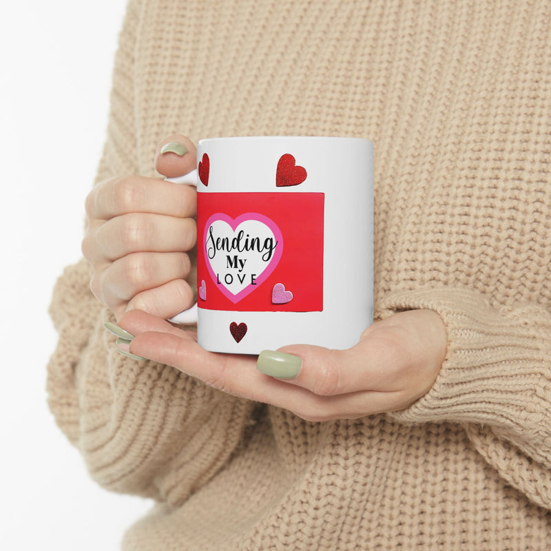 Sending My Love Coffee Mug