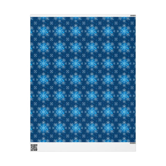 Magical Holiday Snowflake Wrapping Paper