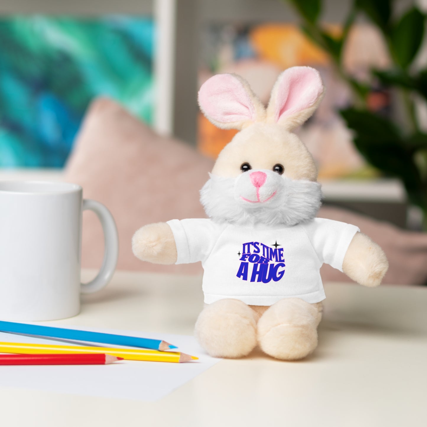 It's Time For A Hug - Sympathy Stuffed Animals with Tee