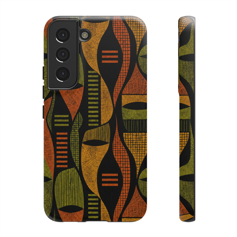Geometric African-Inspired Tough Phone Case