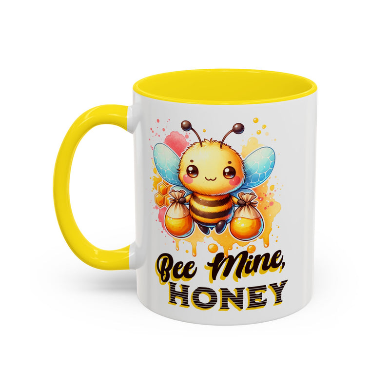 Bee Mine, Honey - Romantic Coffee Mug (11, 15oz)