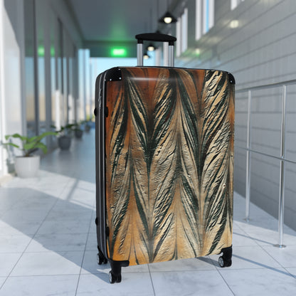 Acrylic Painting Abstract Design Suitcase