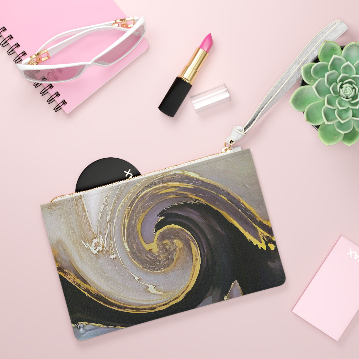 Marble Swirl Clutch