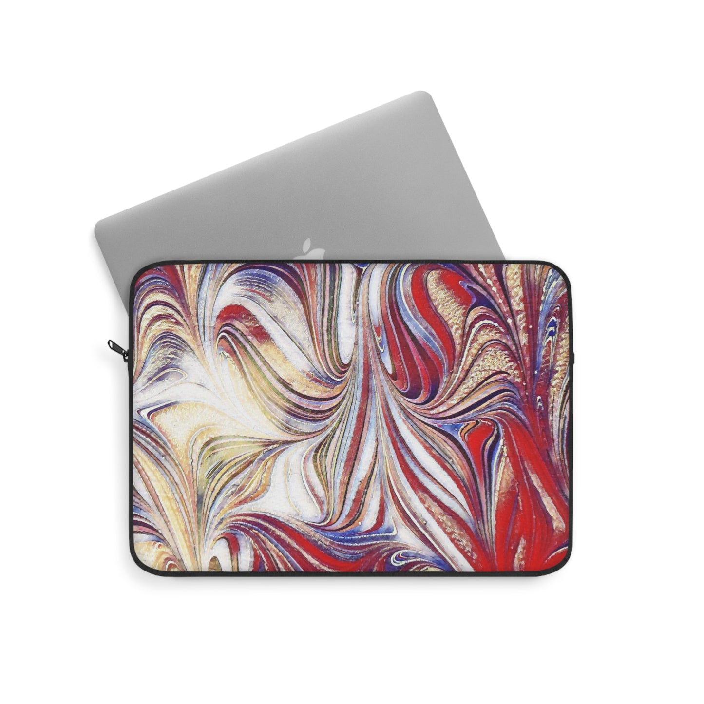 Abstract Acrylic Swirl Laptop Sleeve