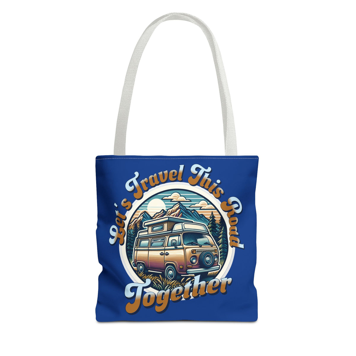 Let's Travel This Road Together - Romantic Tote Bag