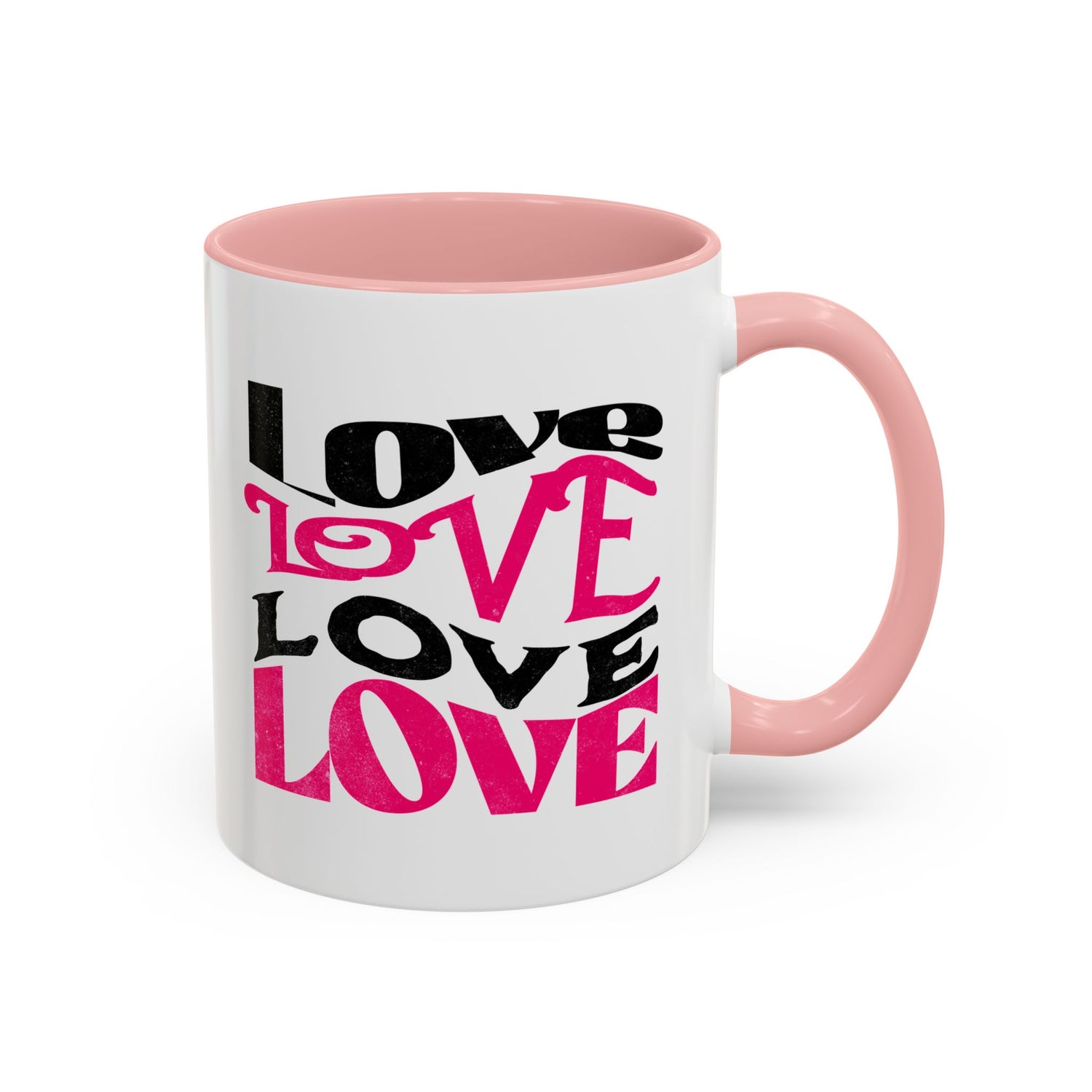 Love Typography - Romantic Coffee Mug (11, 15oz)