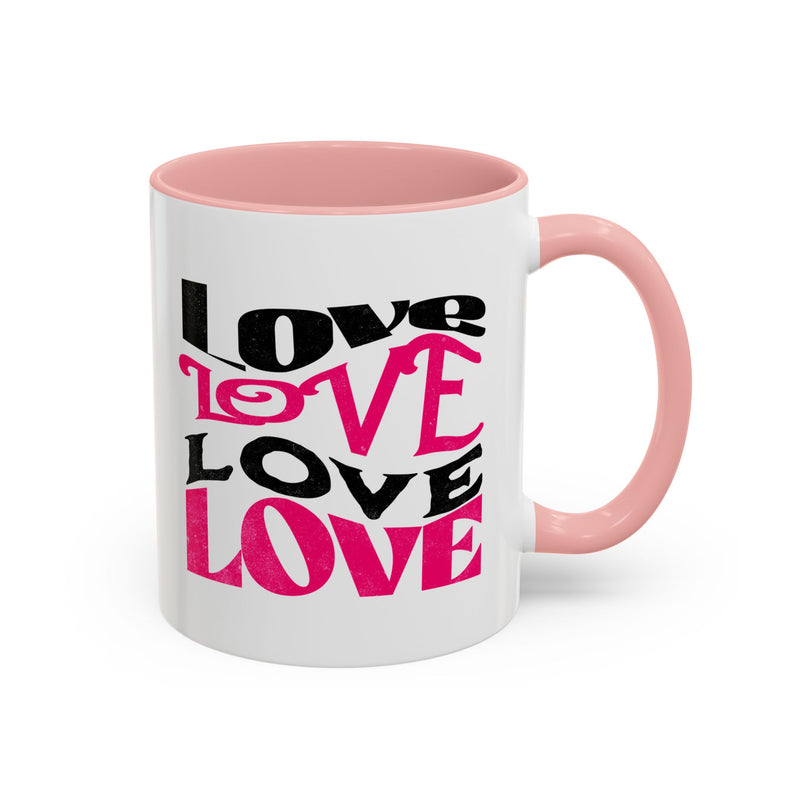 Love Typography - Romantic Coffee Mug (11, 15oz)