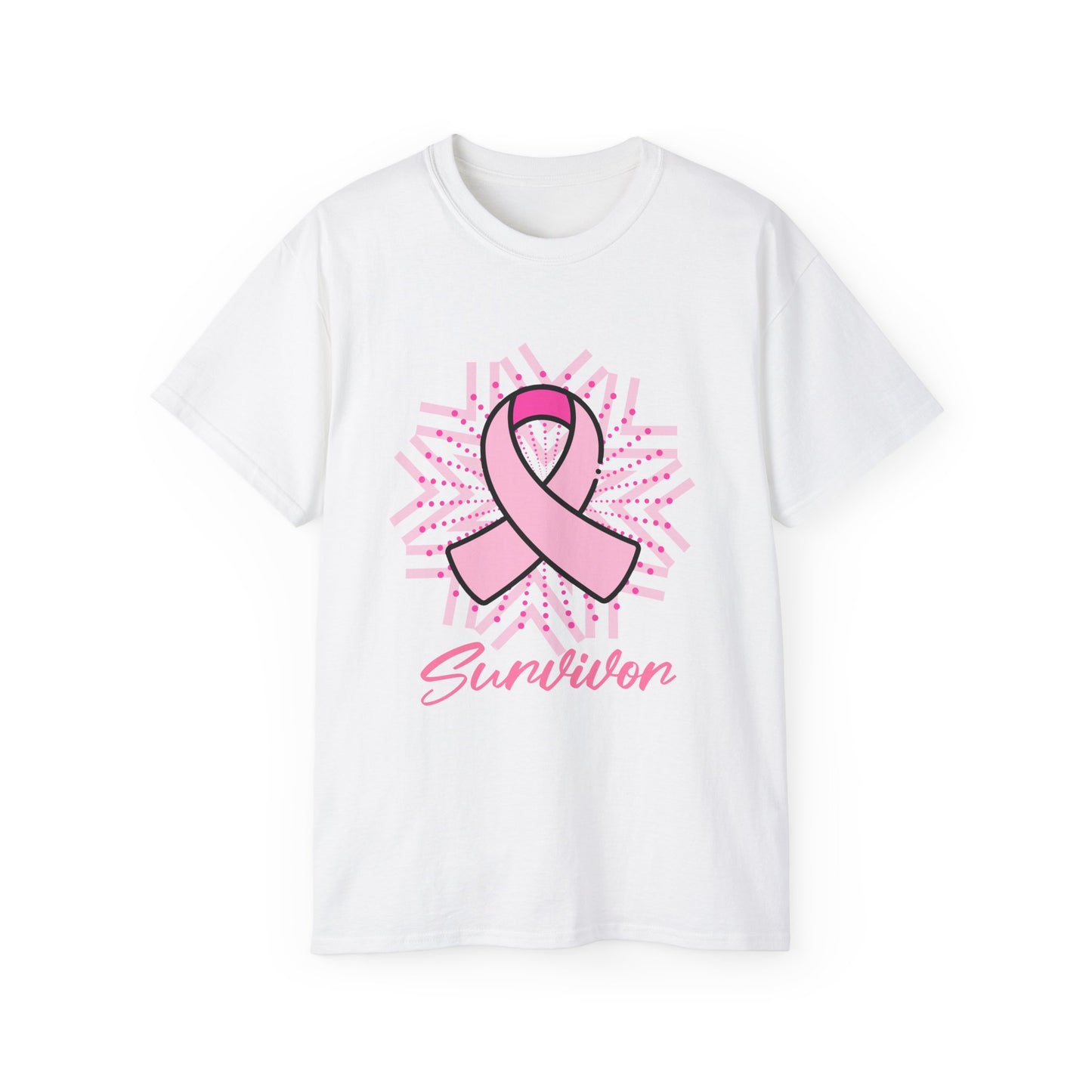 Breast Cancer Survivor Pink Ribbon Ultra Cotton T-Shirt