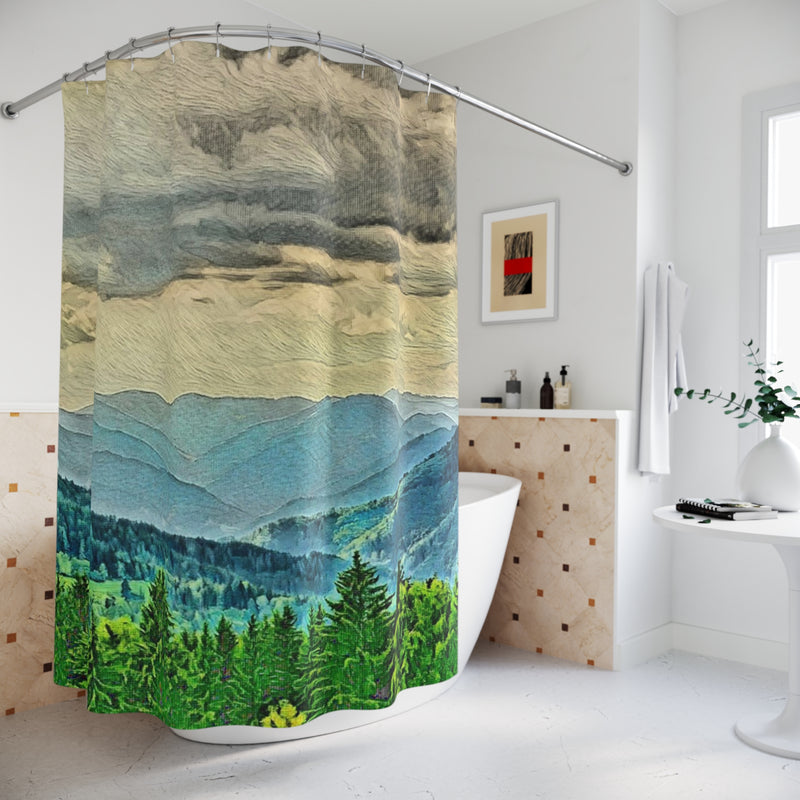 Forest Landscape Shower Curtain