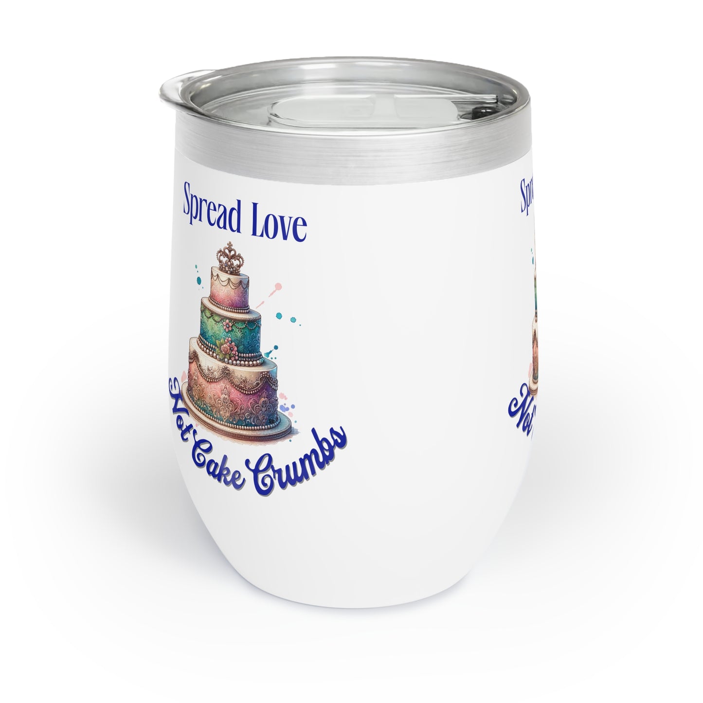 Spread Love Not Cake Crumbs - Wedding Tumbler