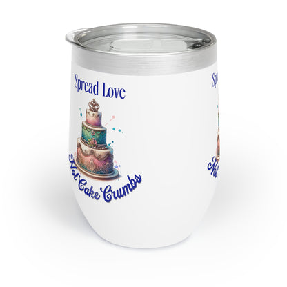 Spread Love Not Cake Crumbs - Wedding Tumbler