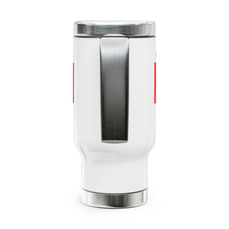 Sending My Love -  Stainless Steel Travel Mug with Handle, 14oz
