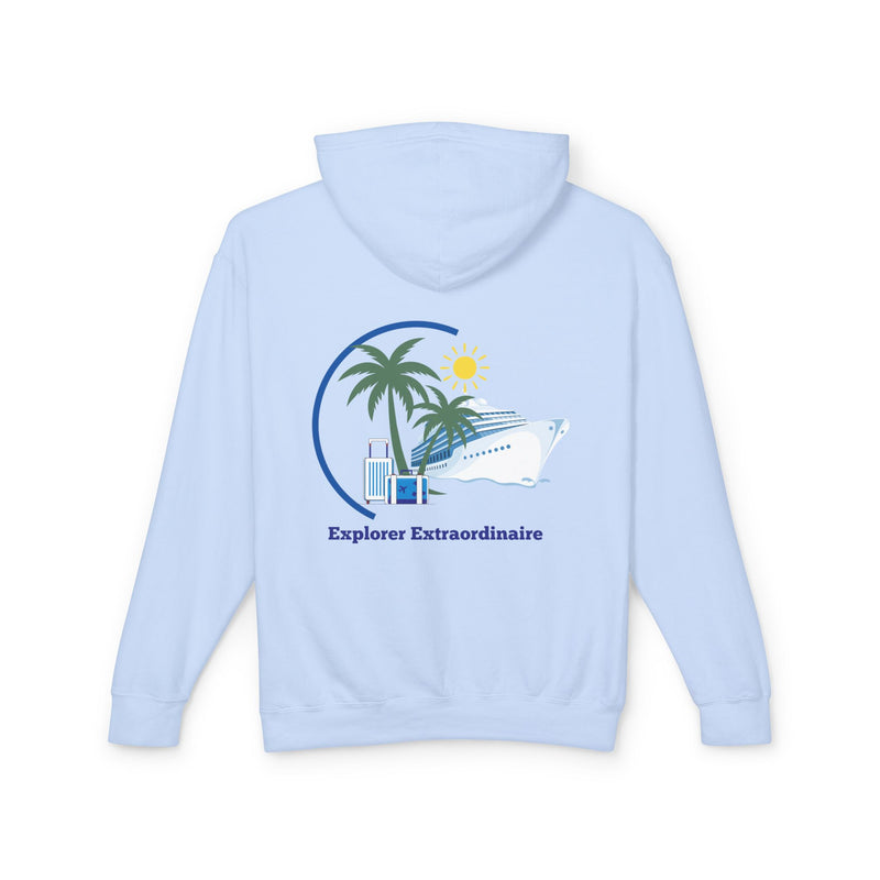 Explorer Extraordinaire Unisex Lightweight Hooded Sweatshirt