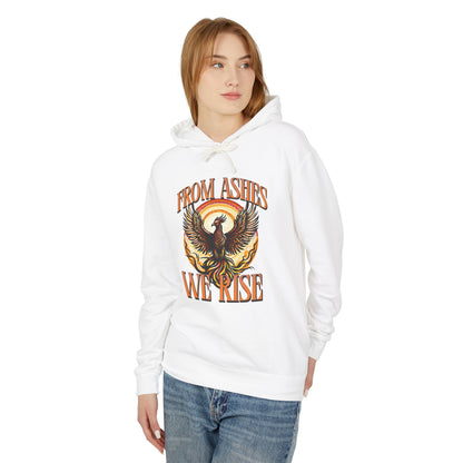 From Ashes We Rise Unisex Lightweight Hooded Sweatshirt