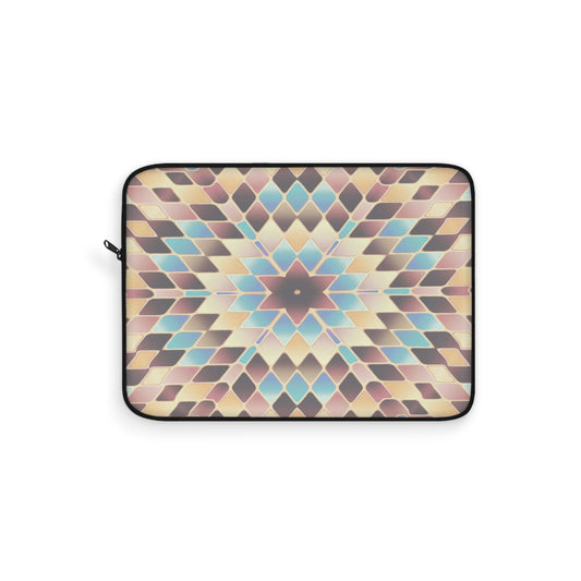 Laptop Sleeve with Abstract Geometric Pattern