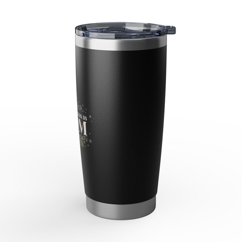 First Christmas as Mom 20oz Skinny Tumbler | New Mom Christmas Gift