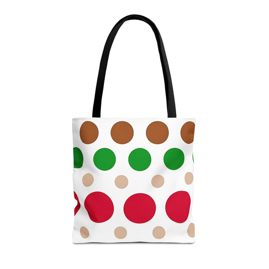 Colorful Polka Dot Tote Bag
