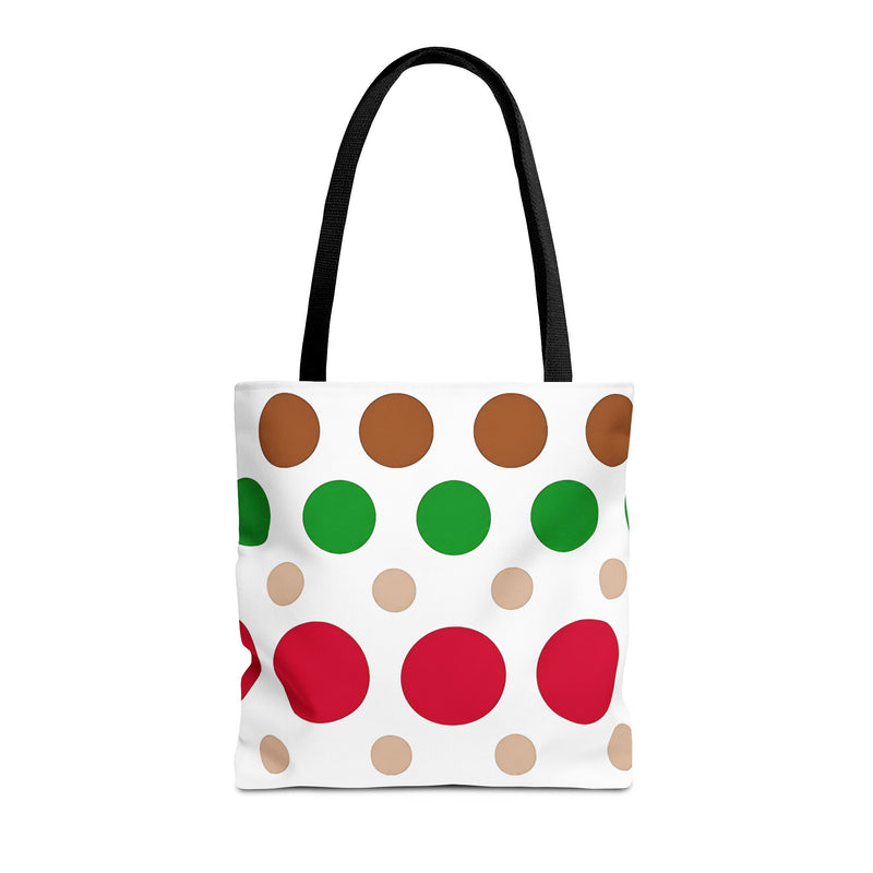 Colorful Polka Dot Tote Bag