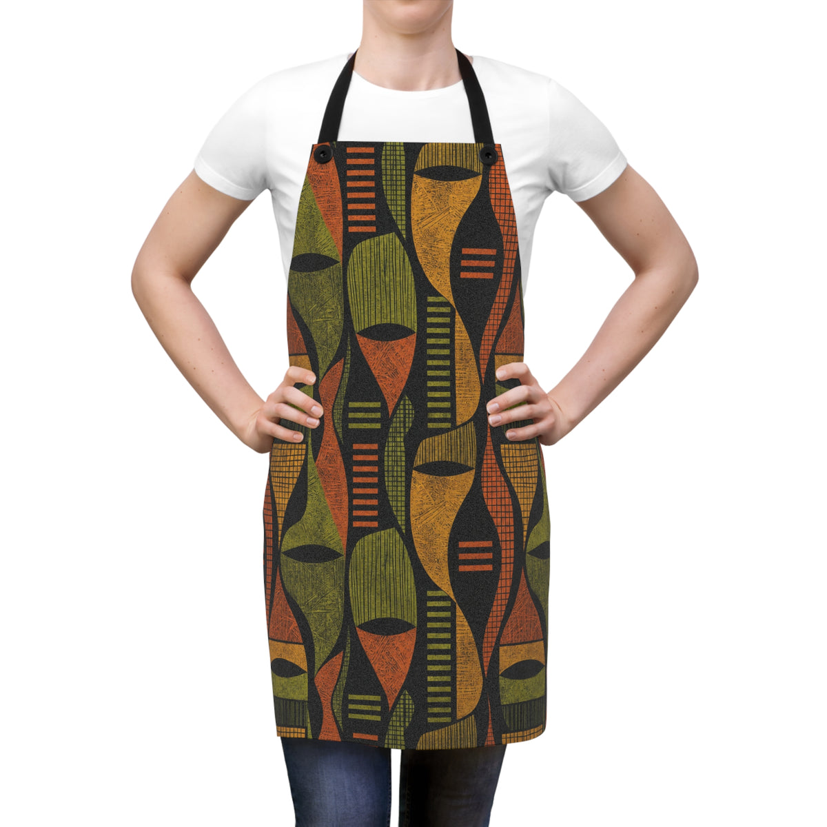 Abstract Shapes Apron (AOP)