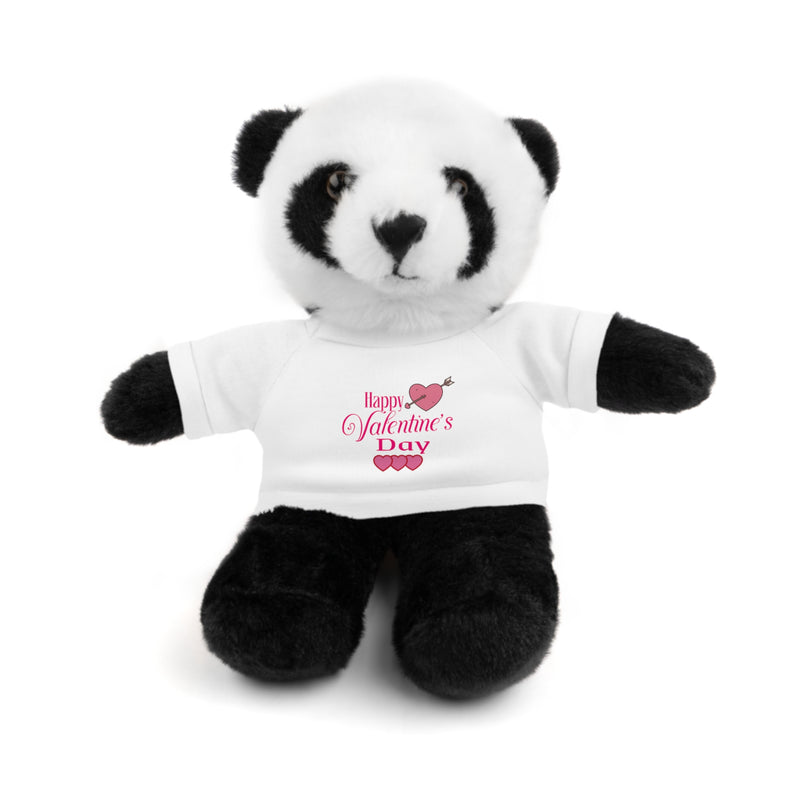 Happy Valentine's Day - Romantic Stuffed Animals with Tee