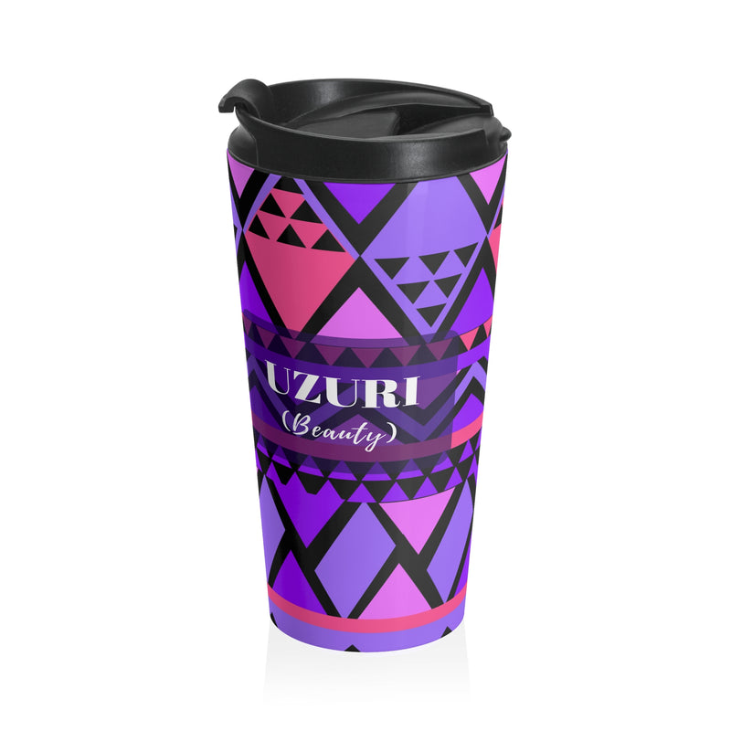 "Uzuri (Beauty)" Stainless Steel Travel Mug